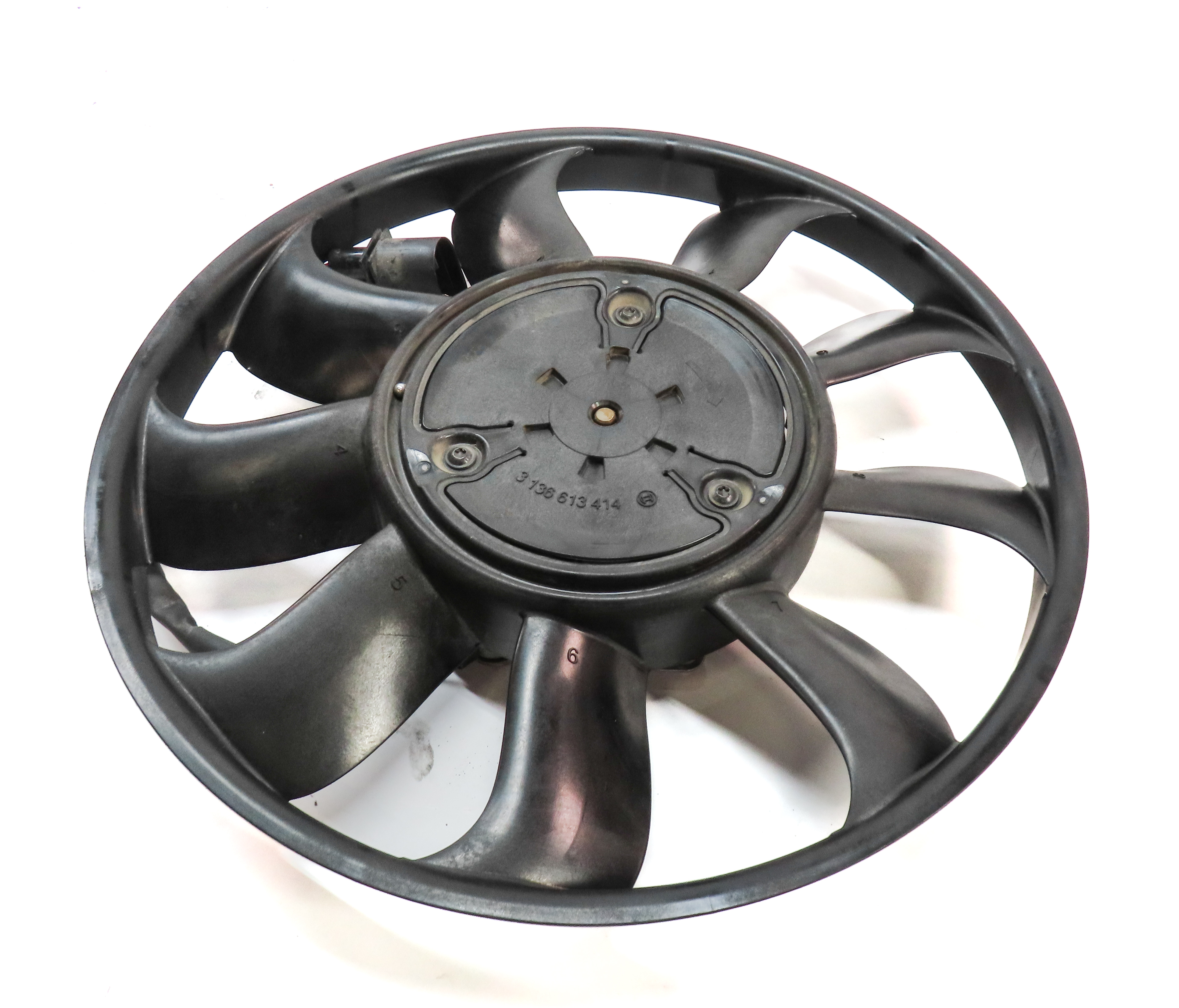 2017-2022 AUDI Q7 (4M) 3.0L SUPER ENGINE LEFT RADIATOR COOLING FAN BLADE & MOTOR — exact item pictured